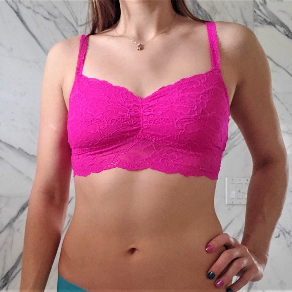 Victoria's Secret Pink Lace Bralette Small S Bra